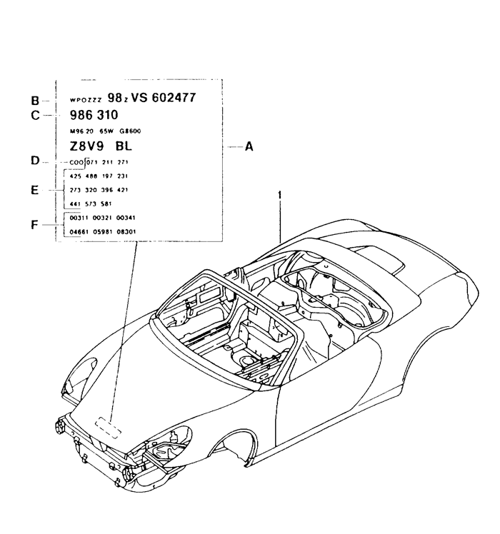 Porsche Boxster Parts