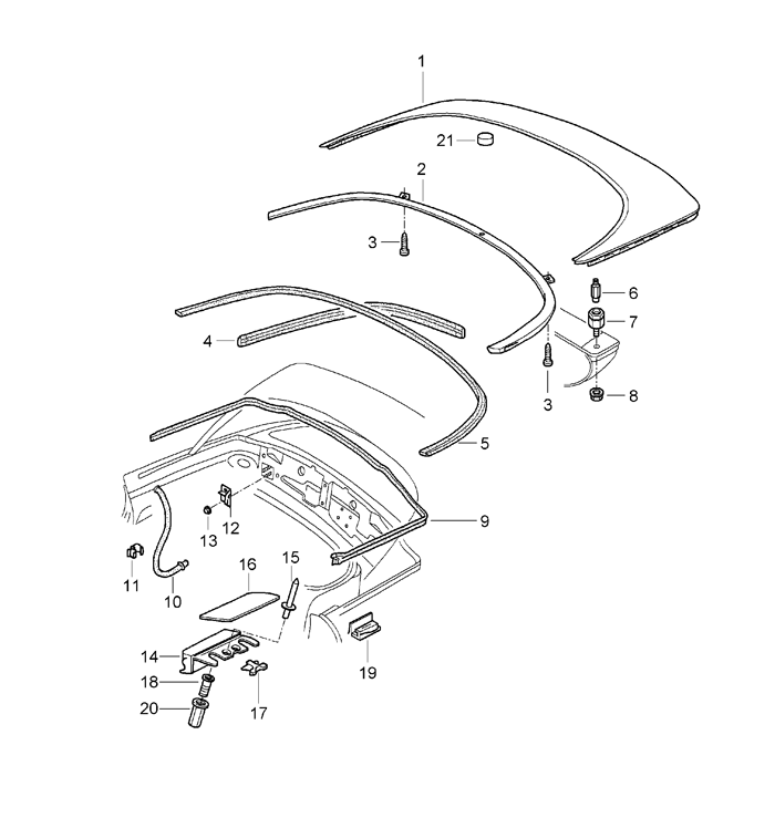 Porsche Boxster Parts